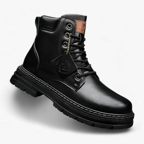 Boots : Hoge Laarzen voor Mannen Heren - Stijlvolle Duurzaamheid voor de Winter - Khaki in Zwart van Pantino
