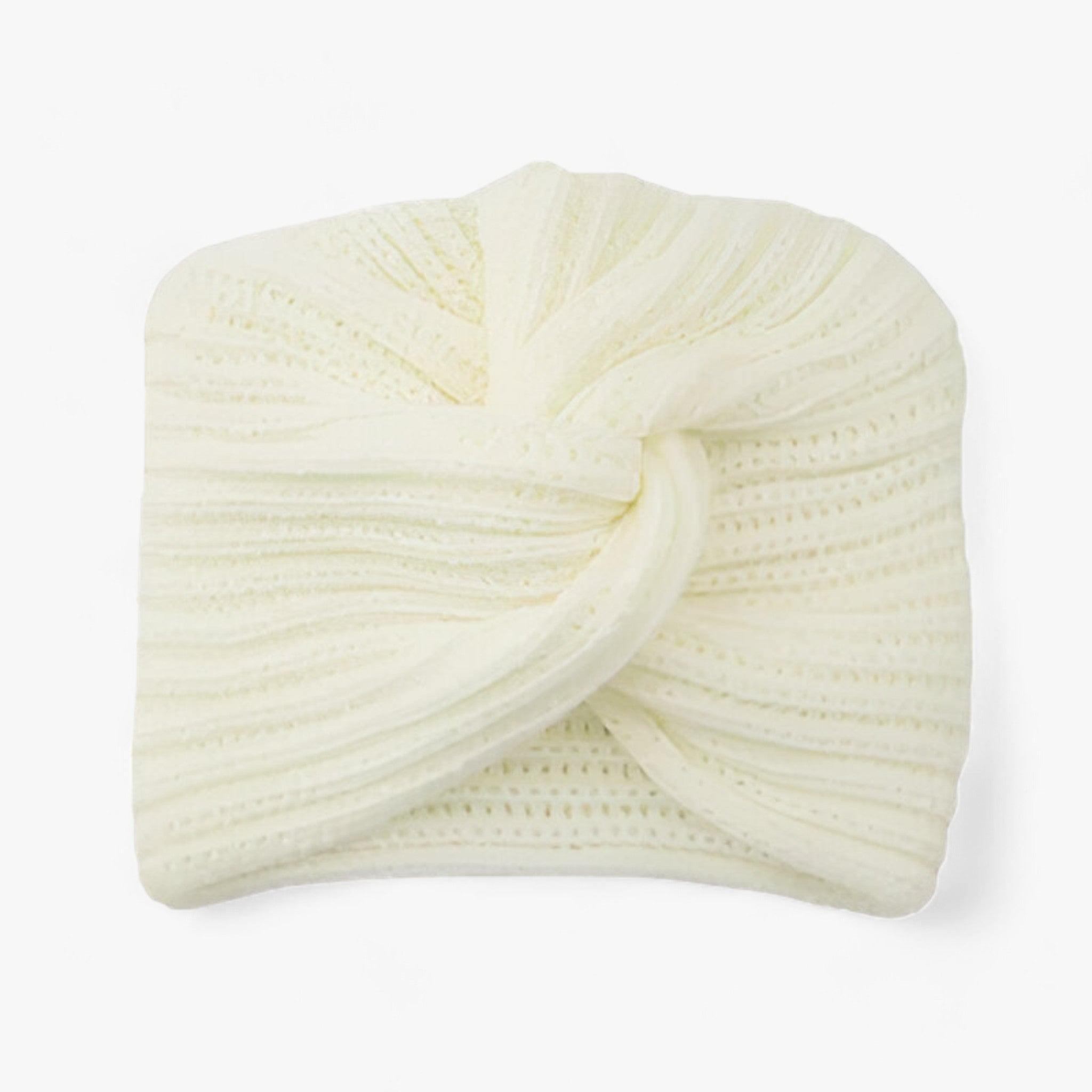 Turban Hat : Strickturban voor Dames - Elegante Comfort van Kasjmier - Zwart in Wit van Pantino