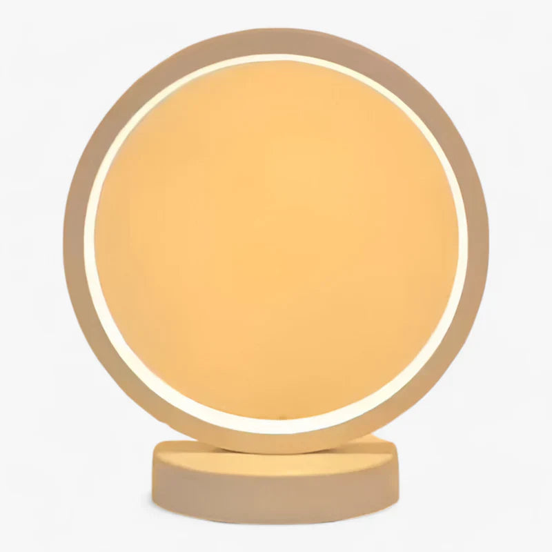 home & garden : LED Ringleuchte 20cm - Dimbaar Nachtlicht voor Slaapkamer en Leefruimtes - Wit in Wit van Pantino