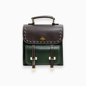 bags : Leren Hand- en Schoudertas Dames Bruin - Veelzijdig Ethisch Design - PU-Leer in Groen van Pantino