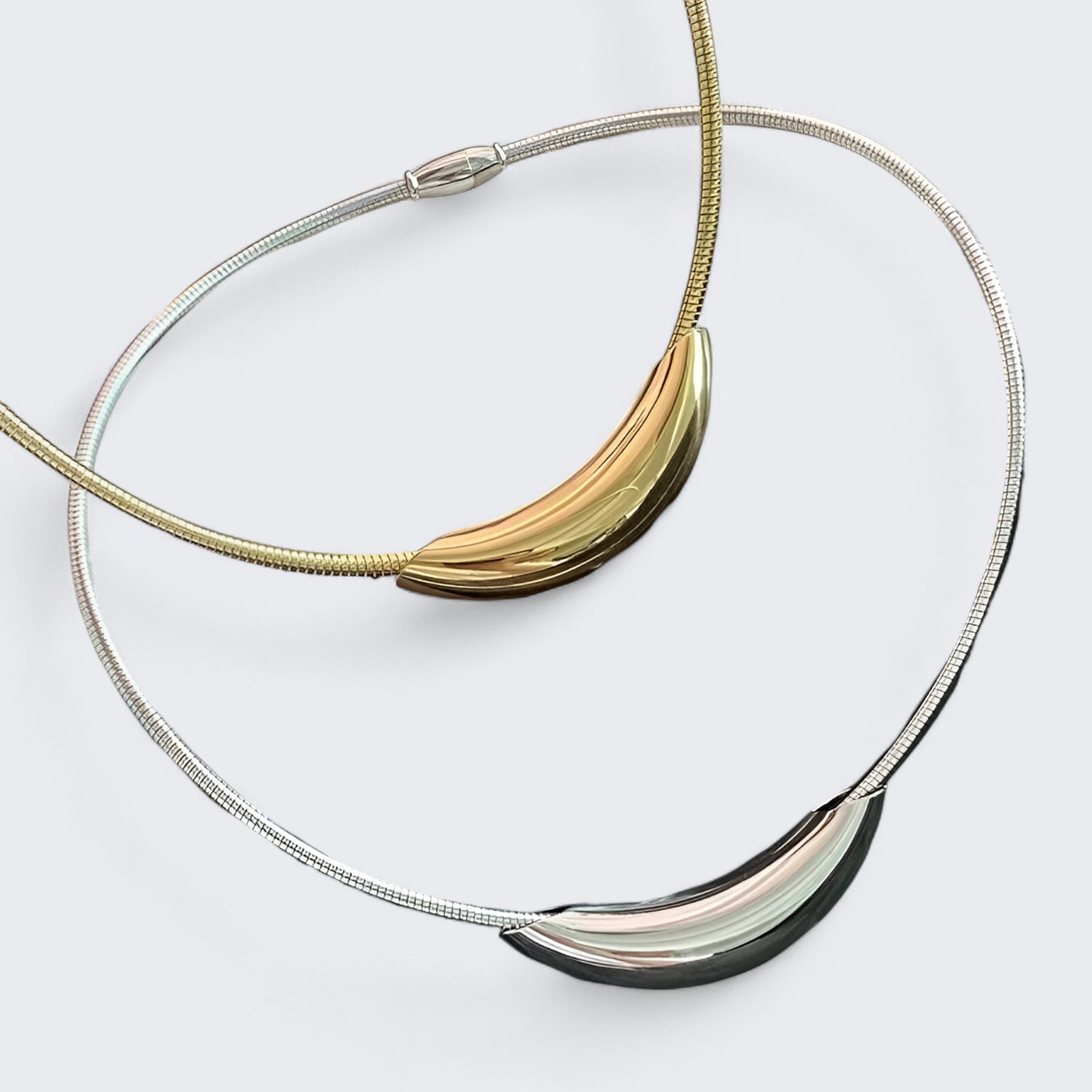Necklace : Slangenbeen Ketting Dames - Voor een Verfijnde Afwerking in van Pantino