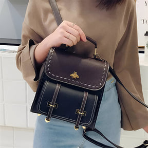 bags : Leren Hand- en Schoudertas Dames Bruin - Veelzijdig Ethisch Design - PU-Leer in van Pantino