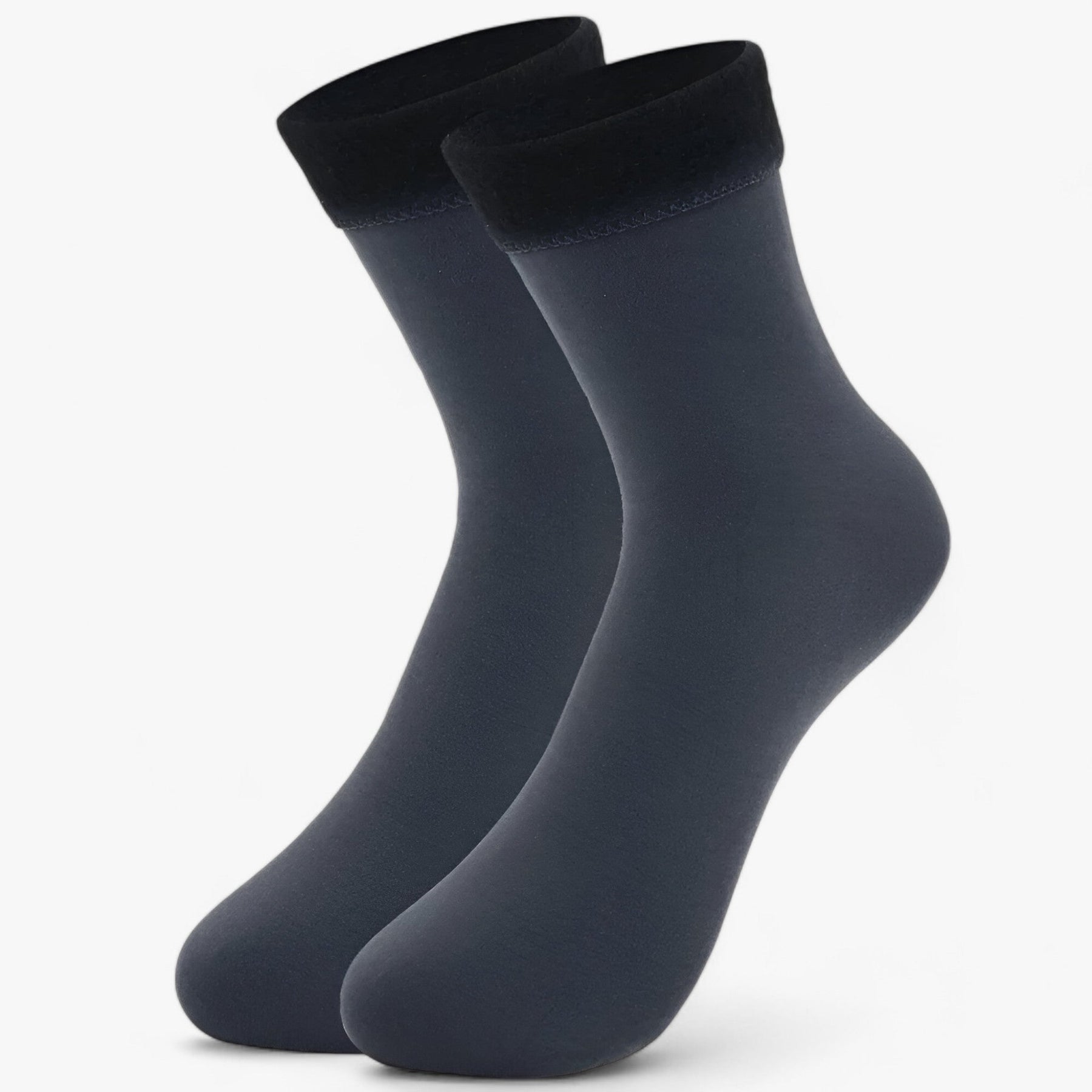 Socks : Sokken van Fluweelachtig Wol - Ultieme Winterwarmte (1 Paar + 1 Paar Gratis) - Grijs in Grijs van Pantino