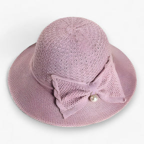Sun Hat : Vrouwen Zonnehoed - Verdampende Zonnebrandbescherming in Lila Chiara Één maat van Pantino