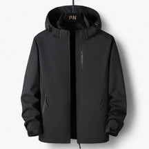 outdoor equipment : Grote Maten Kapuzenshirt - Waterdichte Windbreaker voor Buitenavonturen - Wit in Zwart van Pantino