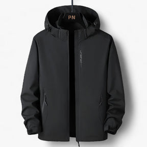 outdoor equipment : Grote Maten Kapuzenshirt - Waterdichte Windbreaker voor Buitenavonturen - Wit in Zwart van Pantino