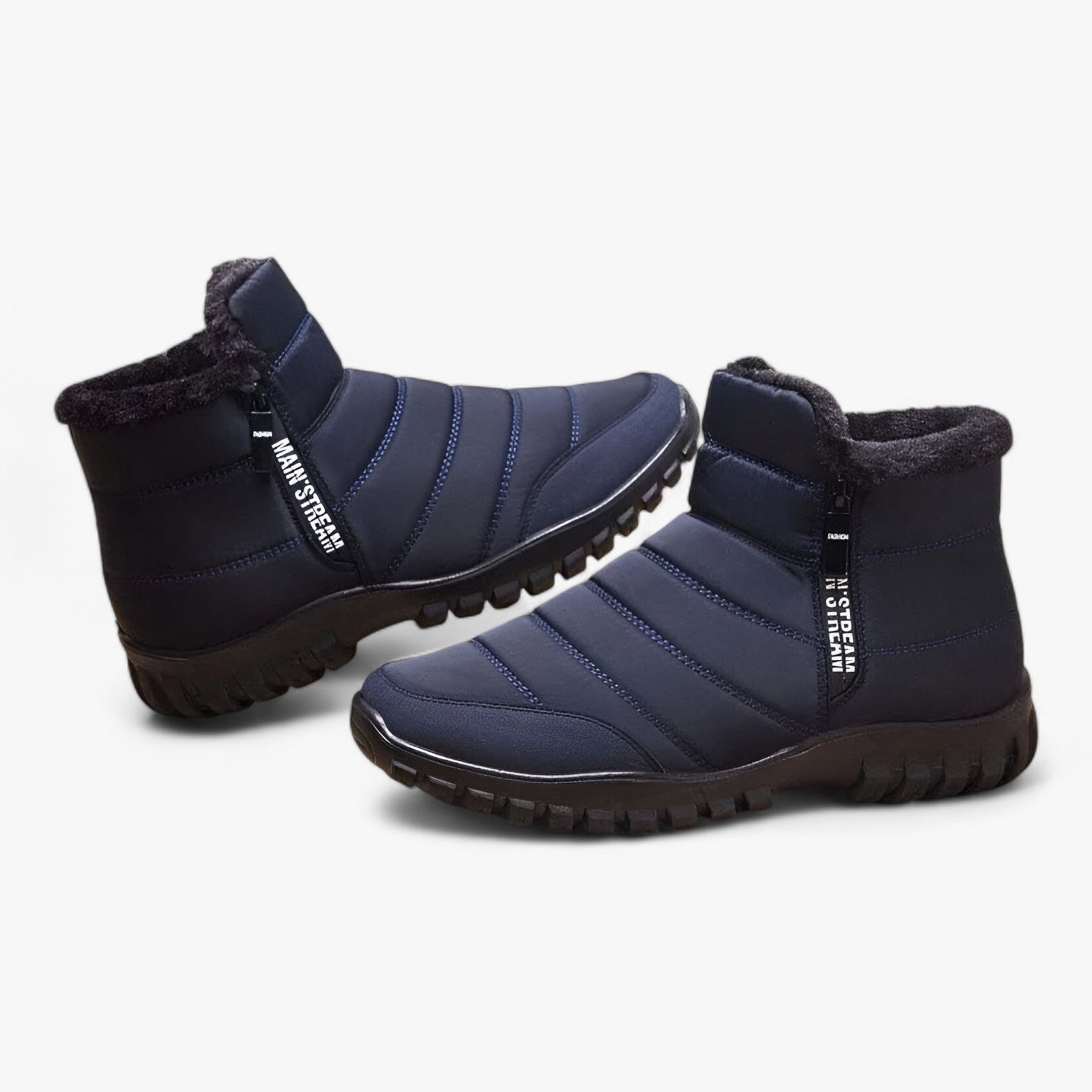 Snow Boots : Laarzen Heren Bruin - Winterlaarzen voor - Waterdicht en Warm in de Winter in van Pantino