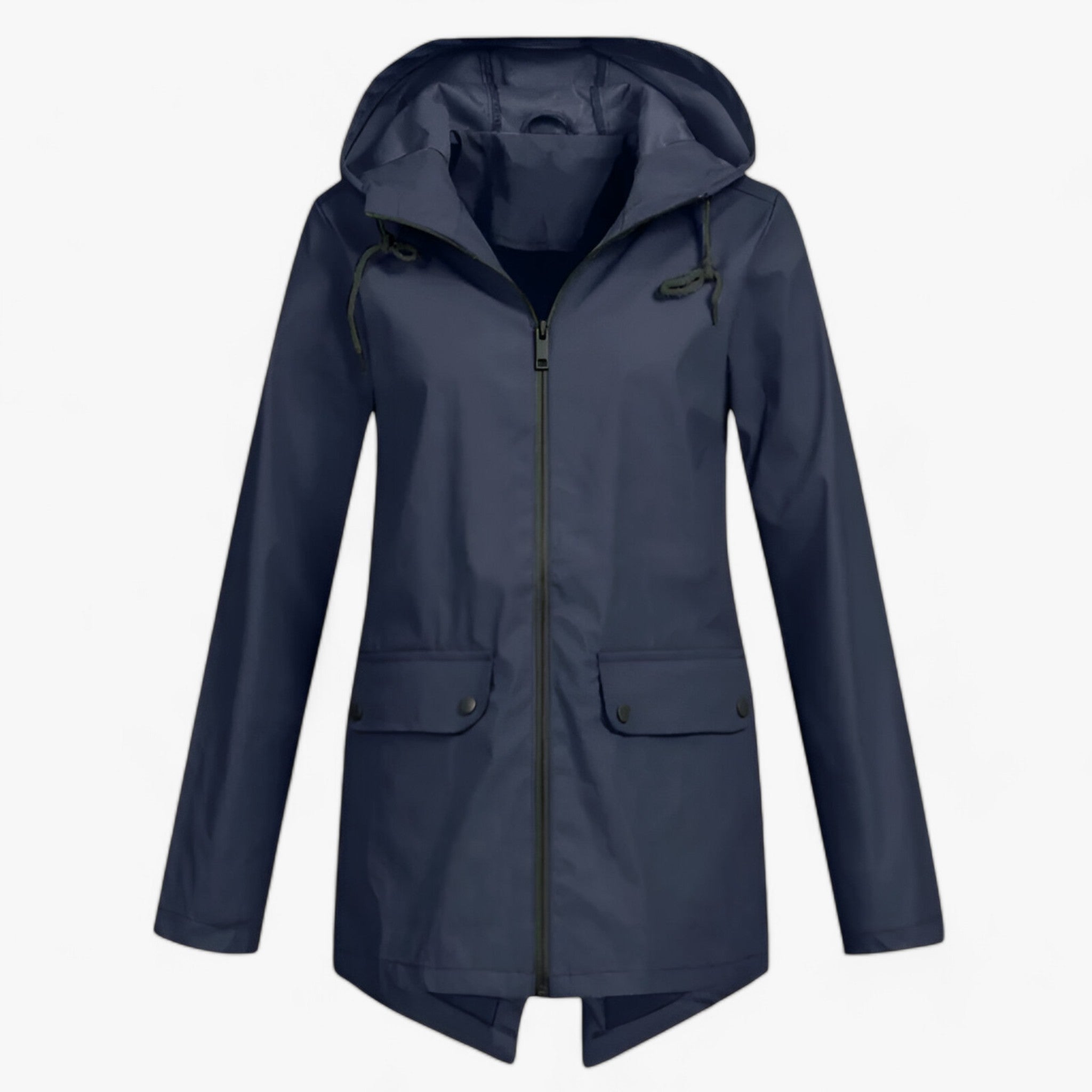 outdoor equipment : Lichtgewicht Waterdichte Jas - Ultieme Bescherming in de Buitenshuis - Wit in Marineblauw van Pantino