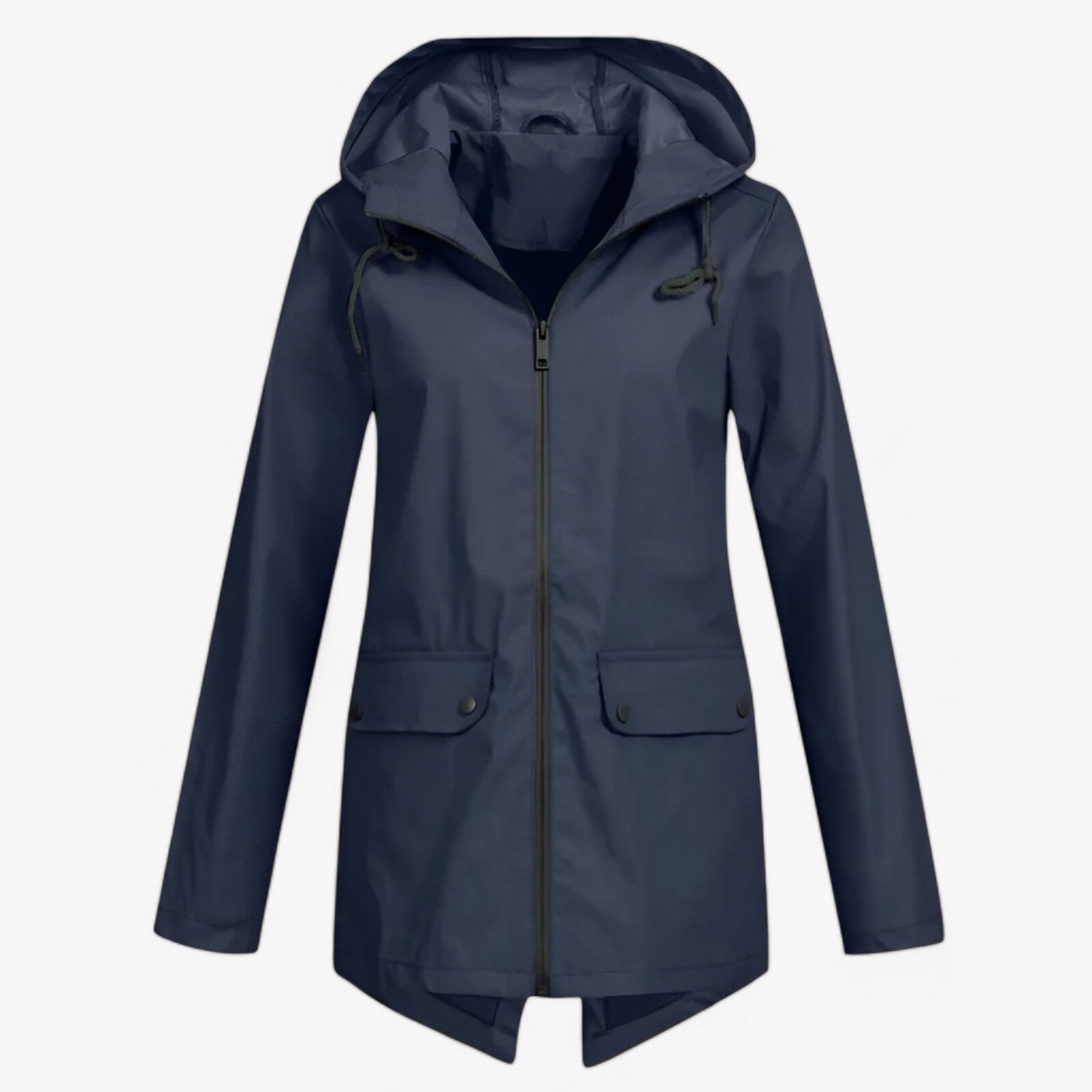 outdoor equipment : Lichtgewicht Waterdichte Jas - Ultieme Bescherming in de Buitenshuis - Wit in Marineblauw van Pantino