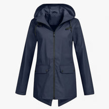 outdoor equipment : Lichtgewicht Waterdichte Jas - Ultieme Bescherming in de Buitenshuis - Wit in Marineblauw van Pantino