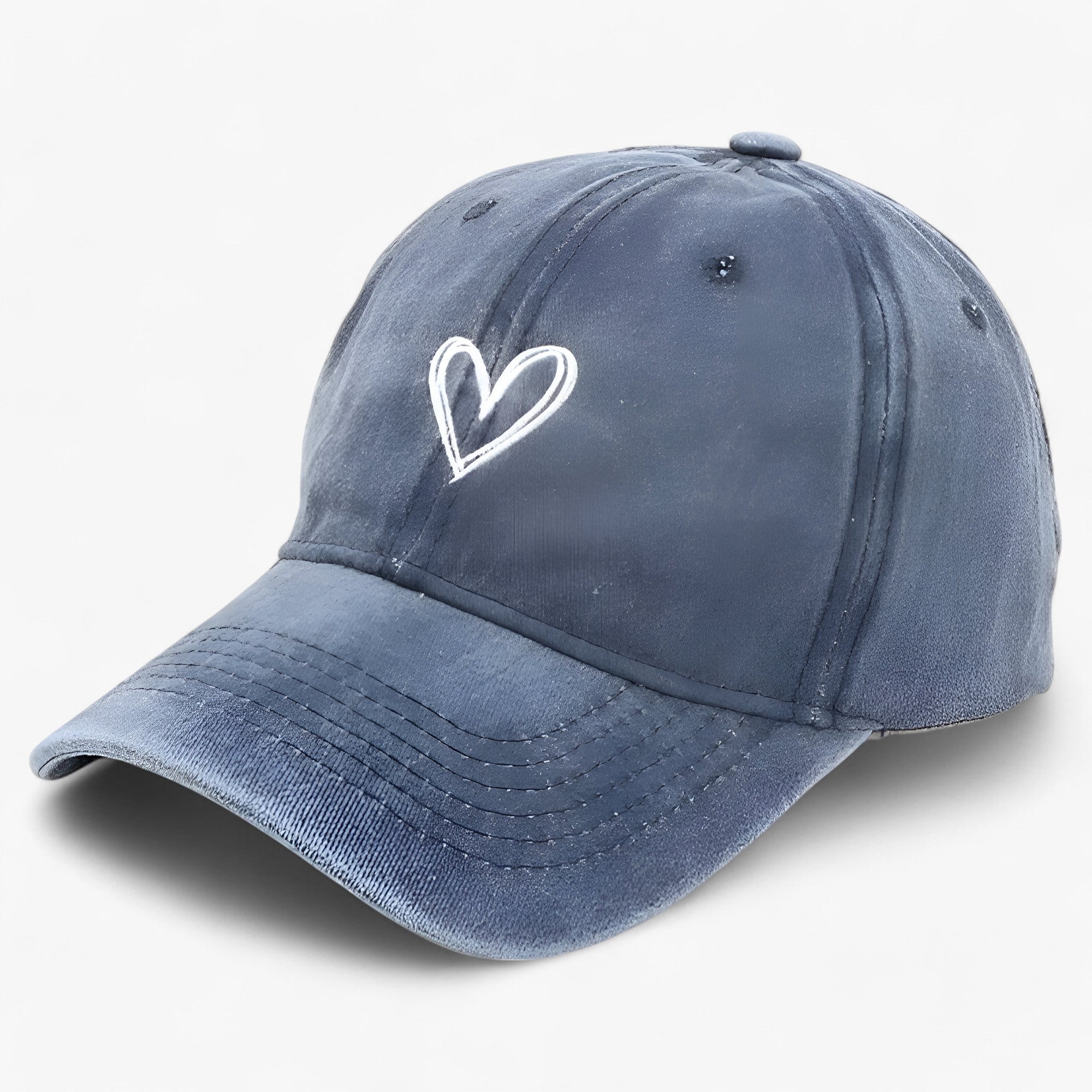 Baseball Cap : Verstelbare Baseballpet - Retro Charme & Zonnebescherming - Zwart in Blauw van Pantino