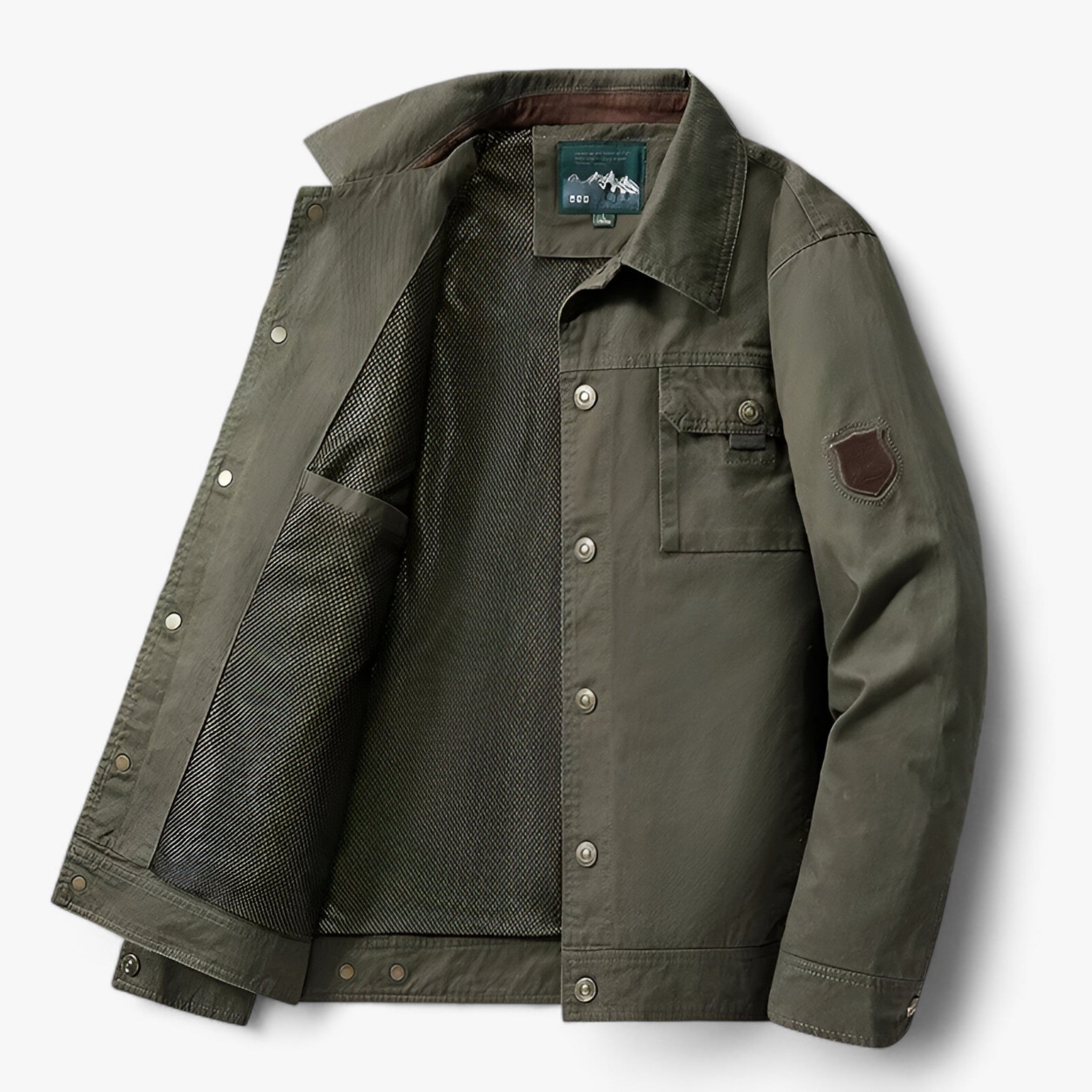 Bomber Jacket : Jack Heren Blauw - Bomberjack - Tactische Comfort in Olijf van Pantino