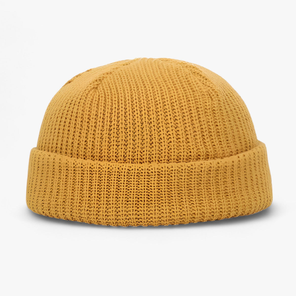 Beanie : Muts Dames Donkergeel - Warme Wintermuts - Comfortabele Vrijetijdstijl voor Iedereen in Donkergeel One size van Pantino