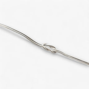Bracelet : Armband Goud - Eeuwige Schakelarmband in Zilver van Pantino