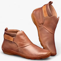 Ankle Boots : Laarzen Dames Grijs - Waterdichte Enkellaarsjes - Comfortabele Bescherming voor de Winter in Bruin van Pantino