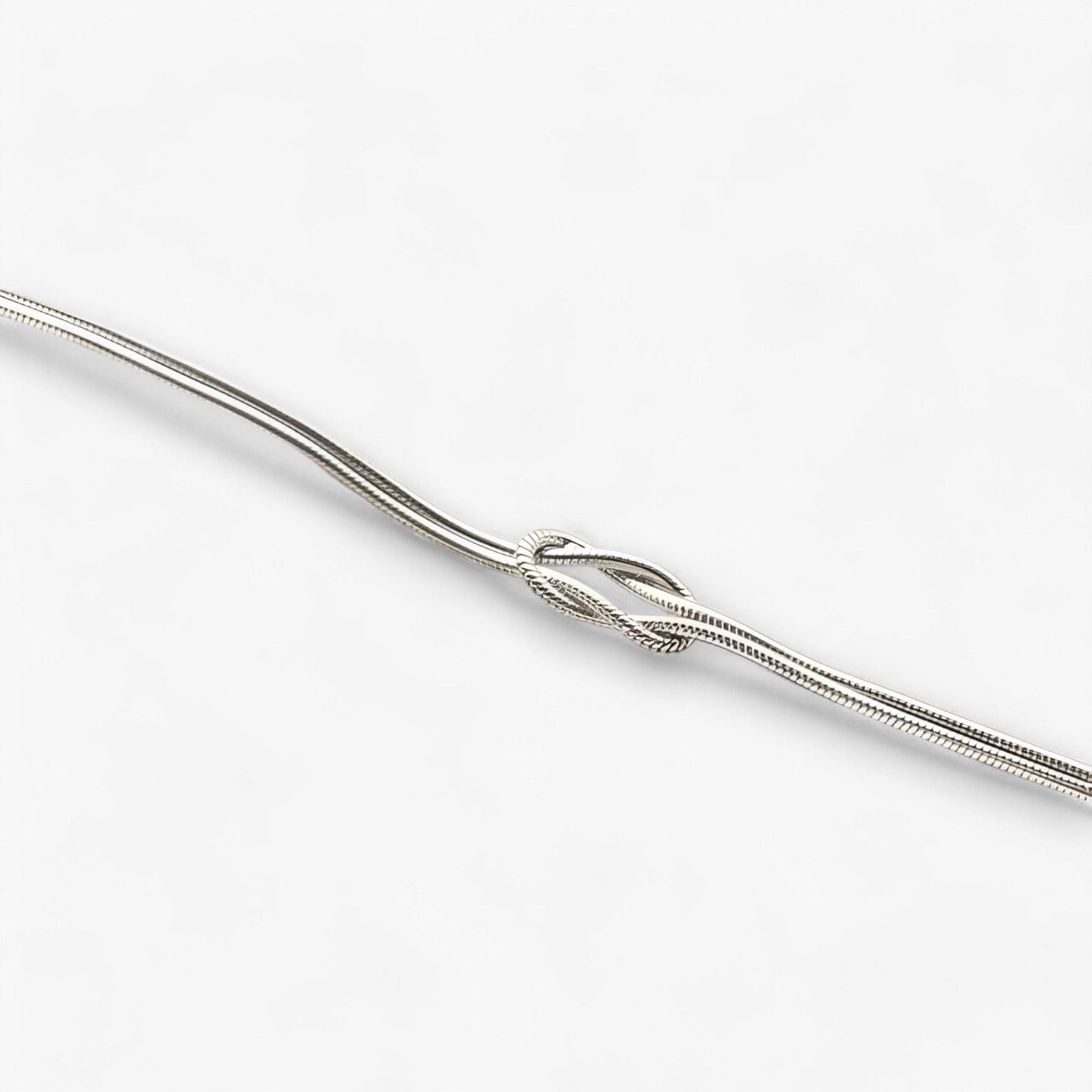 Bracelet : Ketting Goud - Eeuwige Kettingarmband in Zilver van Pantino