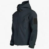 Veste imperméable pour hommes pour le camping - Protection ultime en plein air - Noir