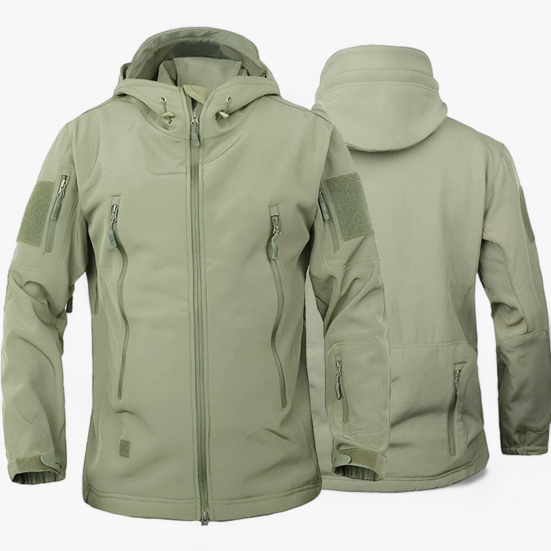 outdoor equipment : Waterdichte Jas voor Mannen voor Kamperen - Ultieme Bescherming in de Buitenlucht - Zwart in Groen van Pantino