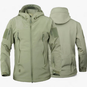 outdoor equipment : Waterdichte Jas voor Mannen voor Kamperen - Ultieme Bescherming in de Buitenlucht - Zwart in Groen van Pantino