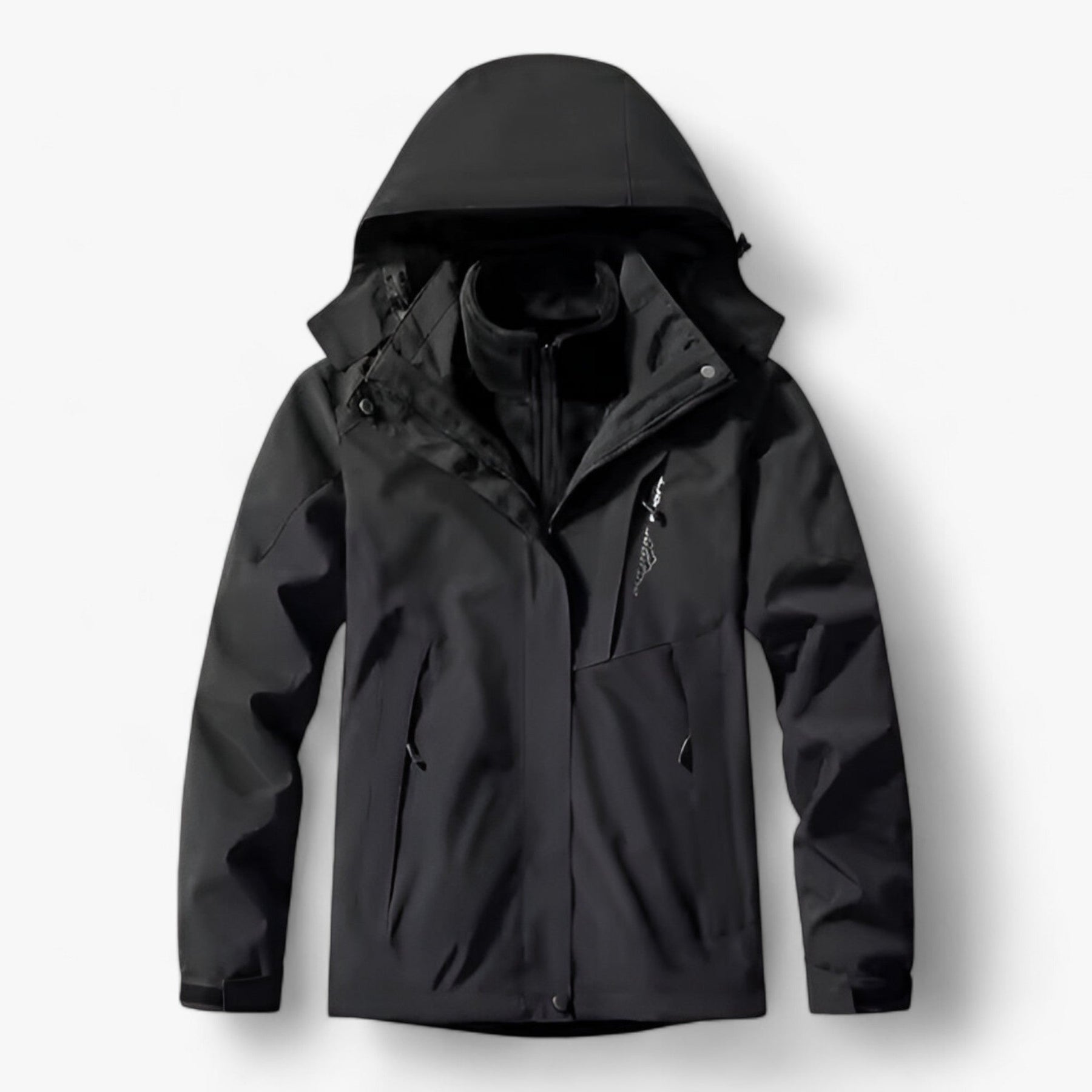 outdoor equipment : Buiten Ensemble 3-in-1 - Winterwarm Waterdicht - Witte Mannen in Zwarte Mannen van Pantino