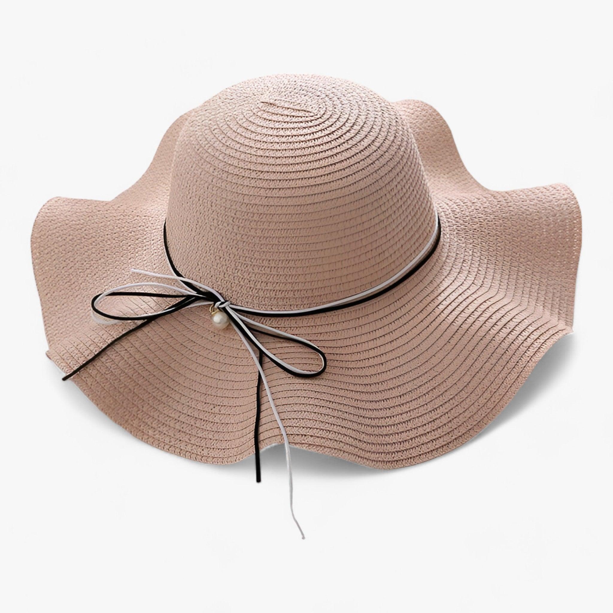 Sun Hat : Hoed Khaki - Zomerstrandhoed - Blijf Stijlvol en Beschermd Tegen de Zon in Roze 56-58CM van Pantino