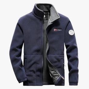 Fleece Jacket : Fleecejas - Comfortabel en Koudbestendig met Extra Zakken in Blauw van Pantino