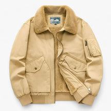 Windbreaker : Jack Groente - Katoenen Windjacke - Ultiem Comfort en Bescherming in Khaki van Pantino