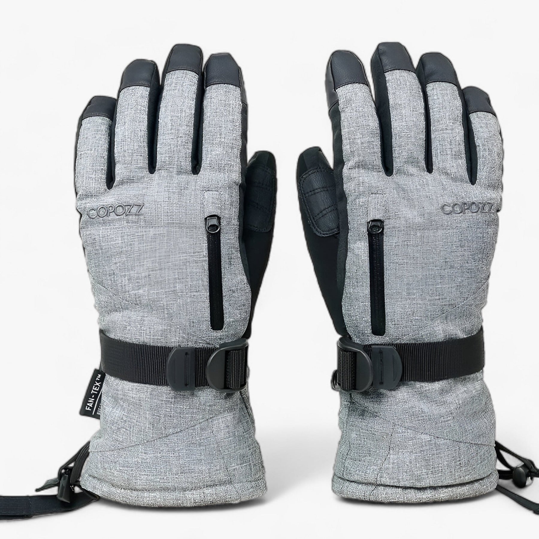 outdoor equipment : FrostGuard - Waterdichte Skihandschoenen - Touchscreen & Thermische Warmte in Grijs van Pantino