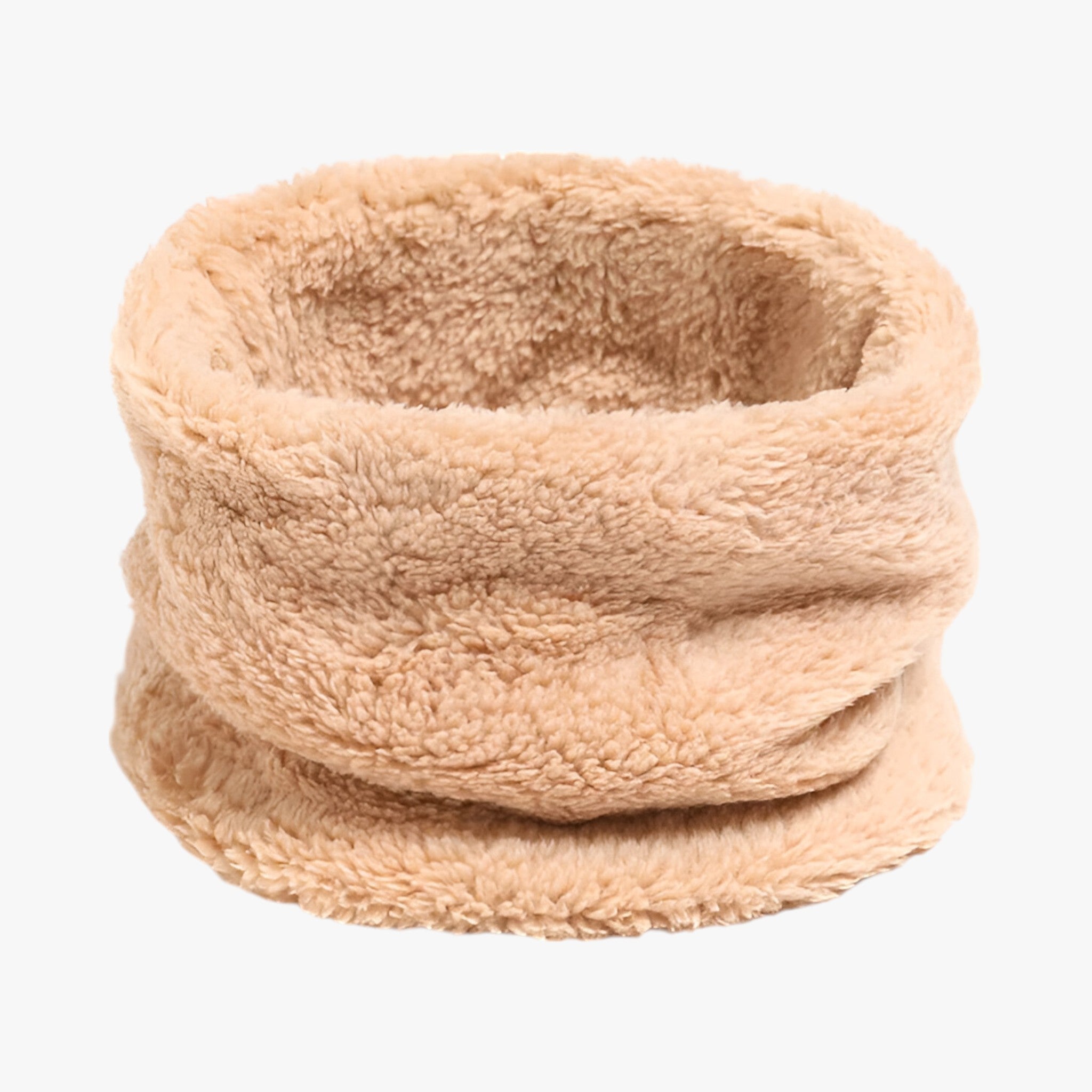 Scarf : Sjaal van Nepbont Dames - Zachte Warmte Bestand Tegen de Kou - Groen in Kaki 25x14cm van Pantino