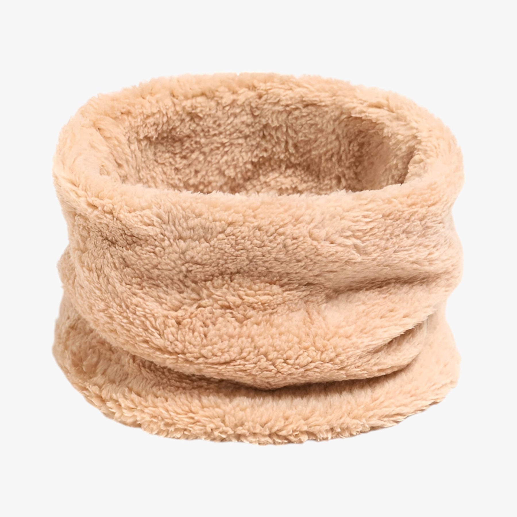 Scarf : Sjaal van Nepbont Dames - Zachte Warmte Bestand Tegen de Kou - Groen in Kaki 25x14cm van Pantino