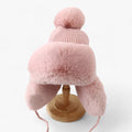 Cappello Lei Feng - Calore spesso con eleganti paraorecchie - Rosa