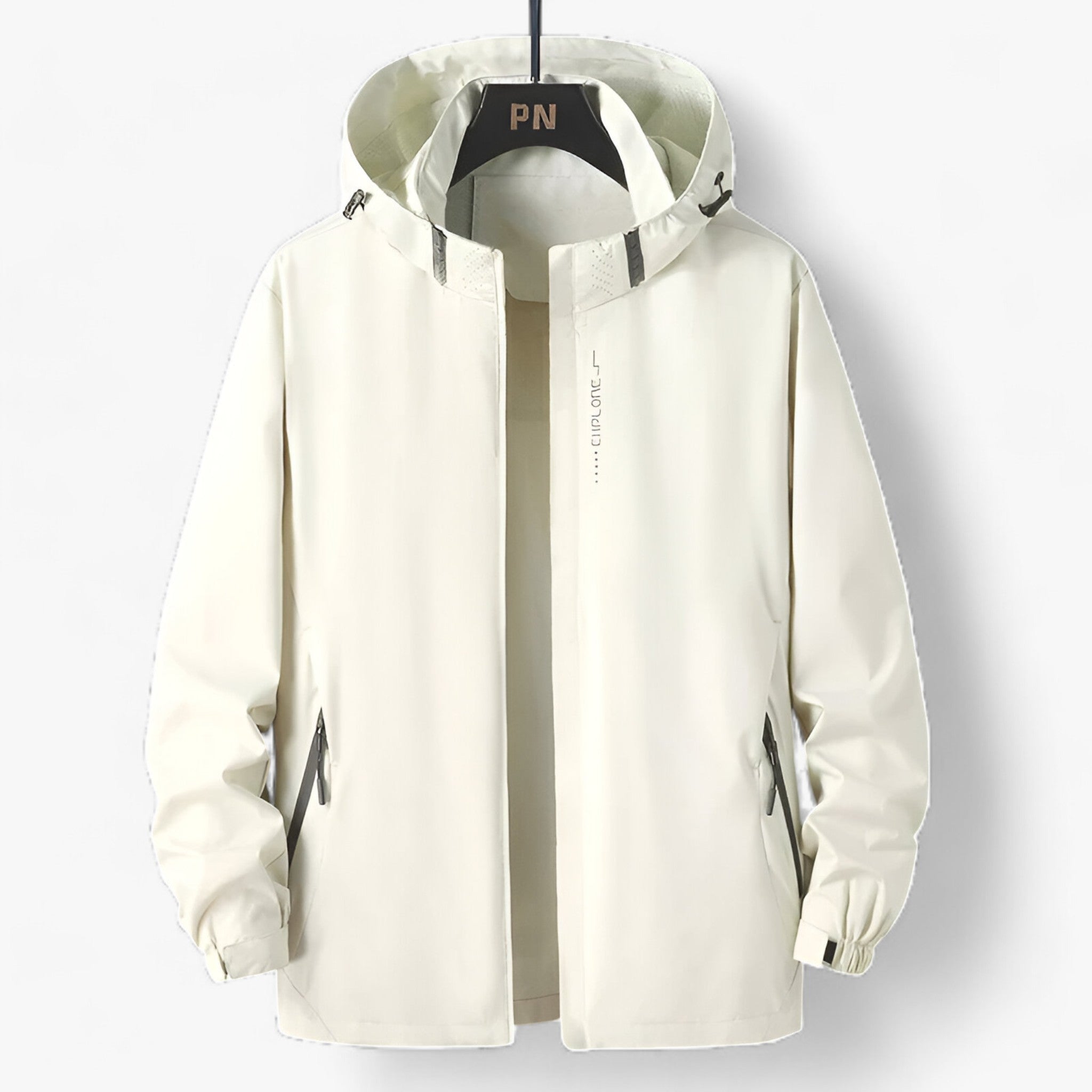 outdoor equipment : Grote Maten Kapuzenshirt - Waterdichte Windbreaker voor Buitenavonturen - Wit in Wit van Pantino