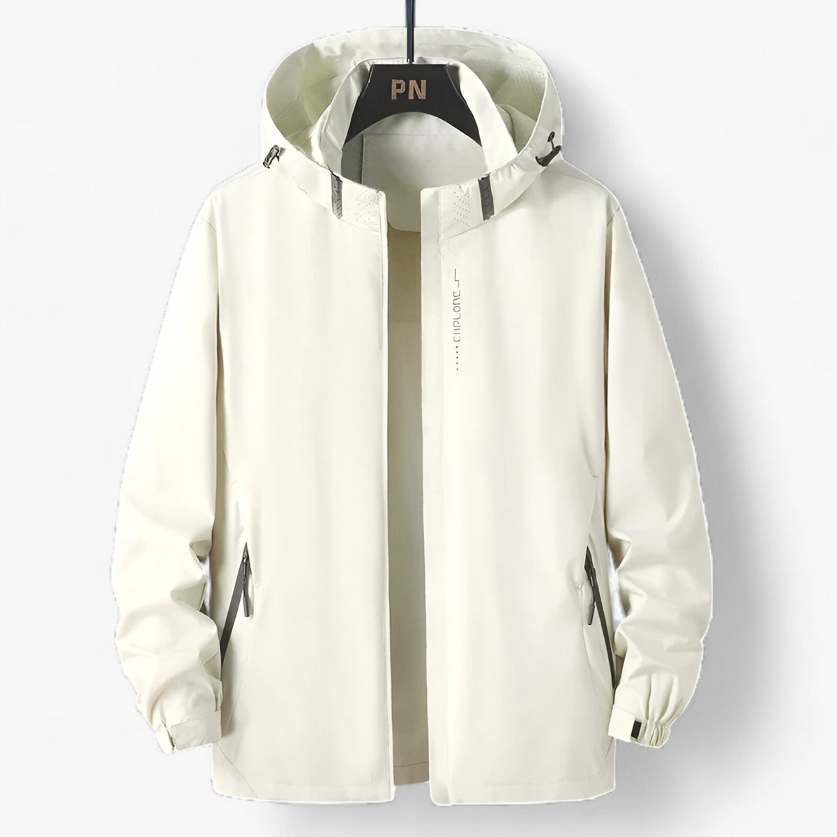 outdoor equipment : Grote Maten Kapuzenshirt - Waterdichte Windbreaker voor Buitenavonturen - Wit in Wit van Pantino