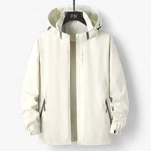 outdoor equipment : Grote Maten Kapuzenshirt - Waterdichte Windbreaker voor Buitenavonturen - Wit in Wit van Pantino