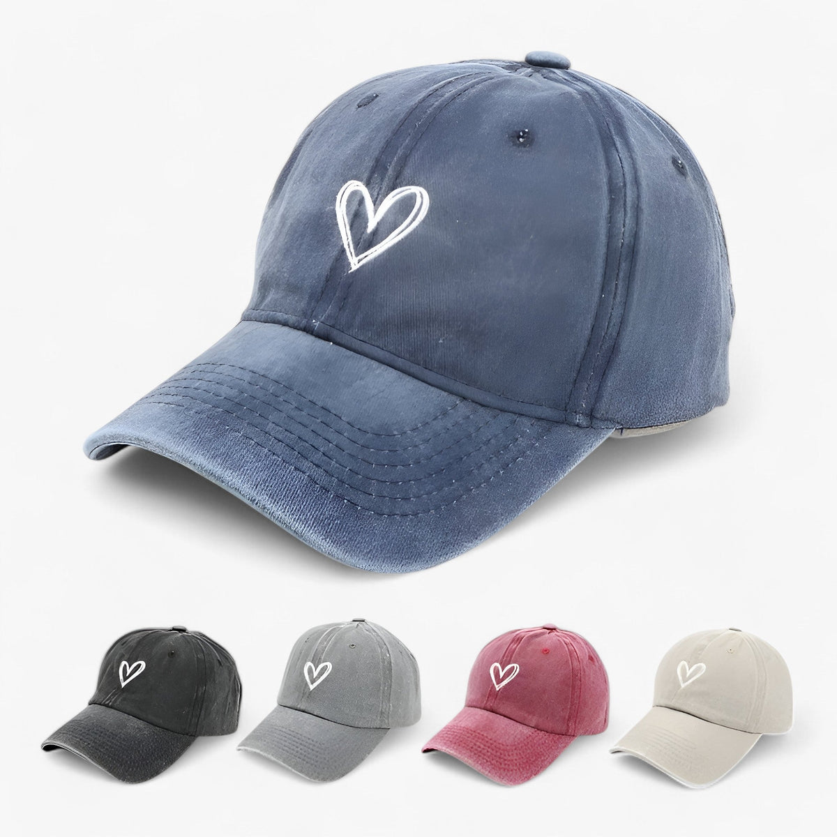 Baseball Cap : Verstelbare Baseballpet - Retro Charme & Zonnebescherming - Zwart in van Pantino