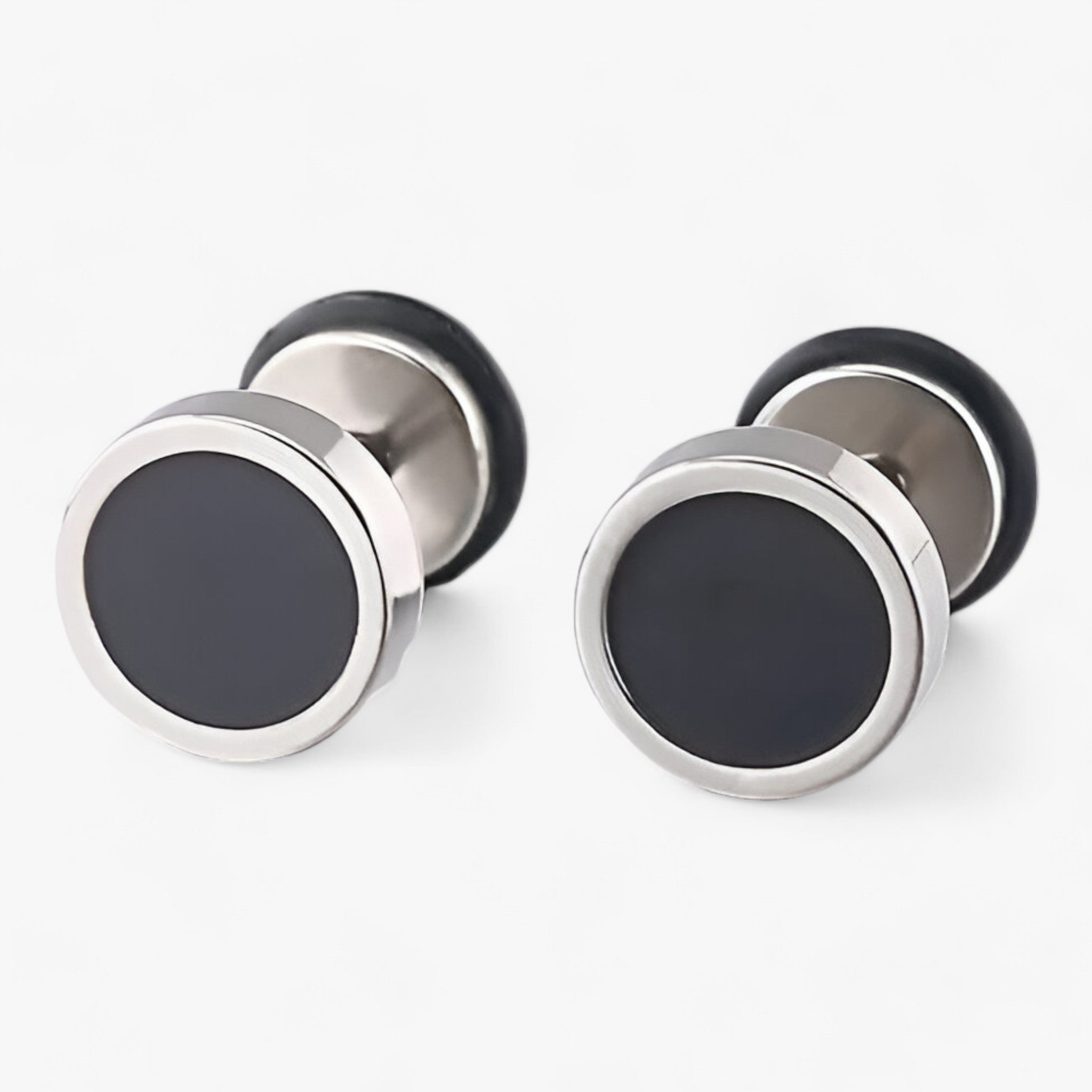 Vintage titanium oorbellen: duurzaam en voor mannen Staal