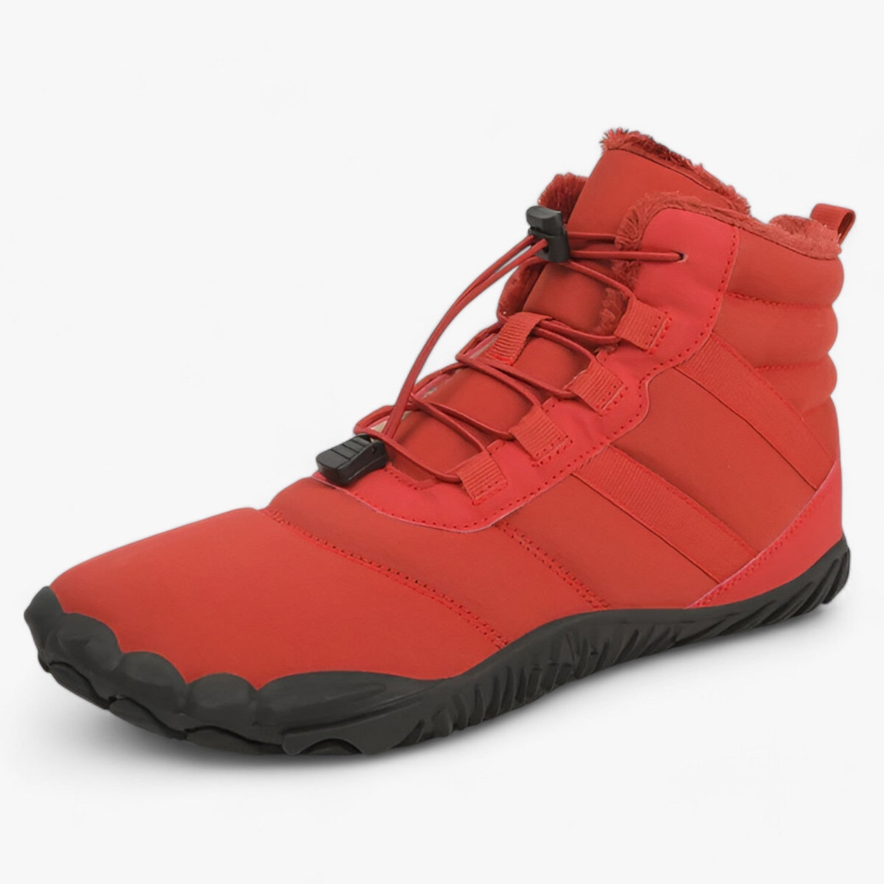 Shoes : Schoenen Dames Mosterdgeel - Blote Voeten - Natuurlijke Comfort in Rood van Pantino