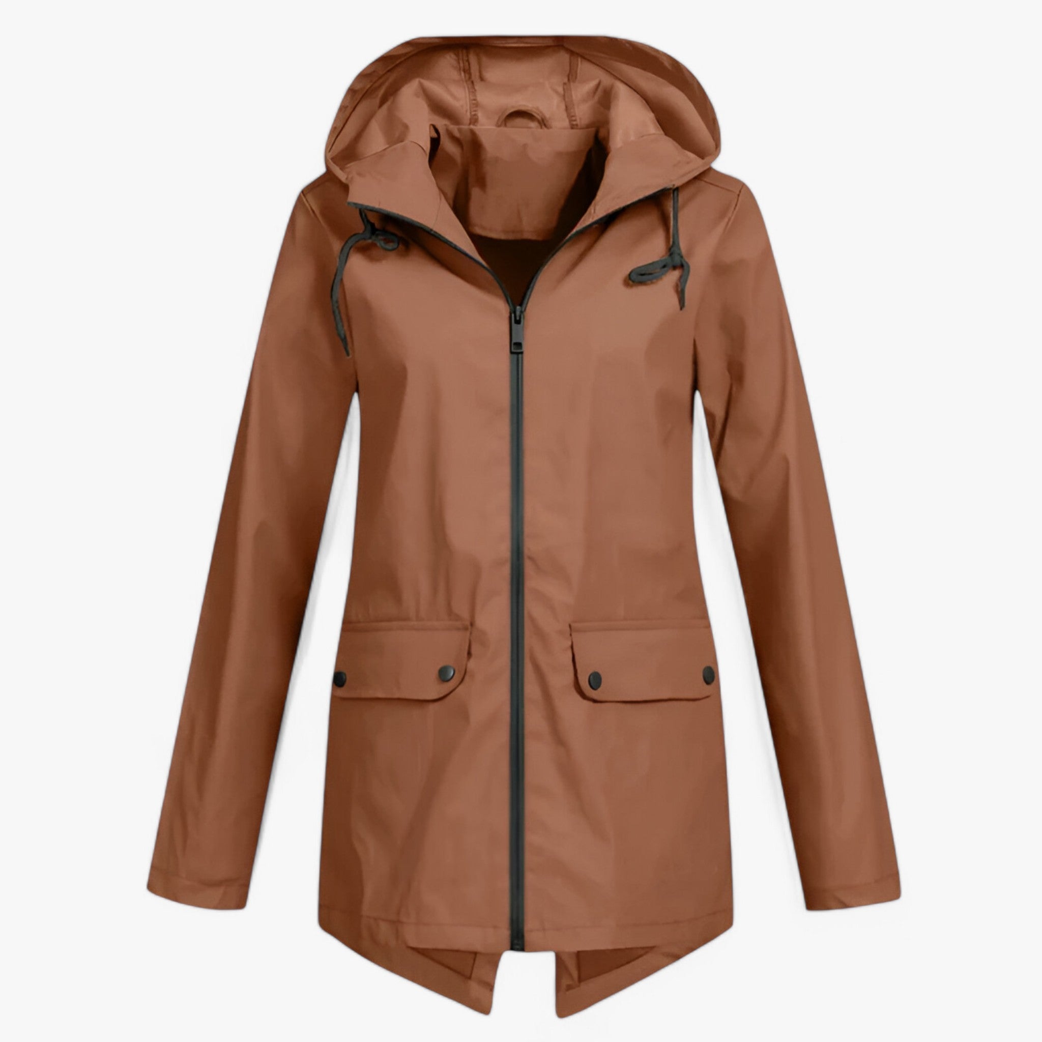 outdoor equipment : Lichtgewicht Waterdichte Jas - Ultieme Bescherming in de Buitenshuis - Wit in Chocolade van Pantino