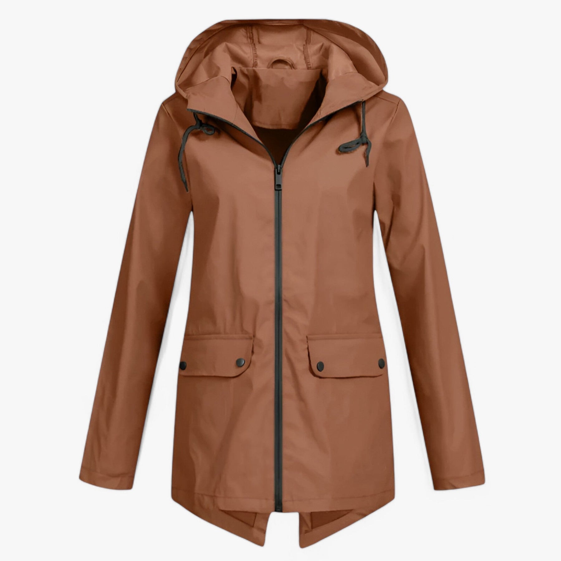 outdoor equipment : Lichtgewicht Waterdichte Jas - Ultieme Bescherming in de Buitenshuis - Wit in Chocolade van Pantino