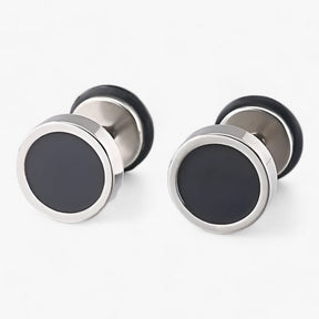 Earrings : Oorbellen Heren - Vintage Titanium - Duurzaam en Stijlvol in SN-2 stuks van Pantino