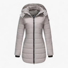 Parka : Lange Parka met Capuchon - Ultieme Warmte voor de Winter in Donkergrijs van Pantino