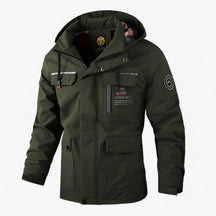 outdoor equipment : Heren Windjack - Waterdichte Winterbescherming - Wit in Groen van Pantino