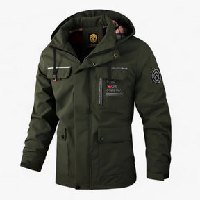 outdoor equipment : Heren Windjack - Waterdichte Winterbescherming - Wit in Groen van Pantino