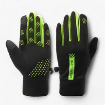 outdoor equipment : GlacierGuard - Winterhandschoenen - Warme en Waterdichte Bescherming in Groen (Dames) van Pantino
