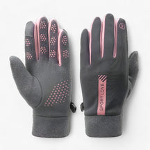 outdoor equipment : GlacierGuard - Winterhandschoenen - Warme en Waterdichte Bescherming in Grijsroze (Dames) van Pantino