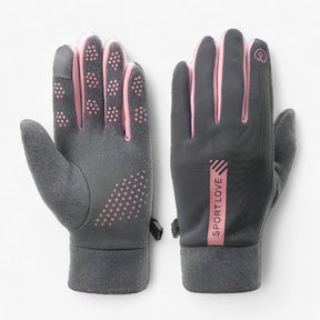 outdoor equipment : GlacierGuard - Winterhandschoenen - Warme en Waterdichte Bescherming in Grijsroze (Dames) van Pantino