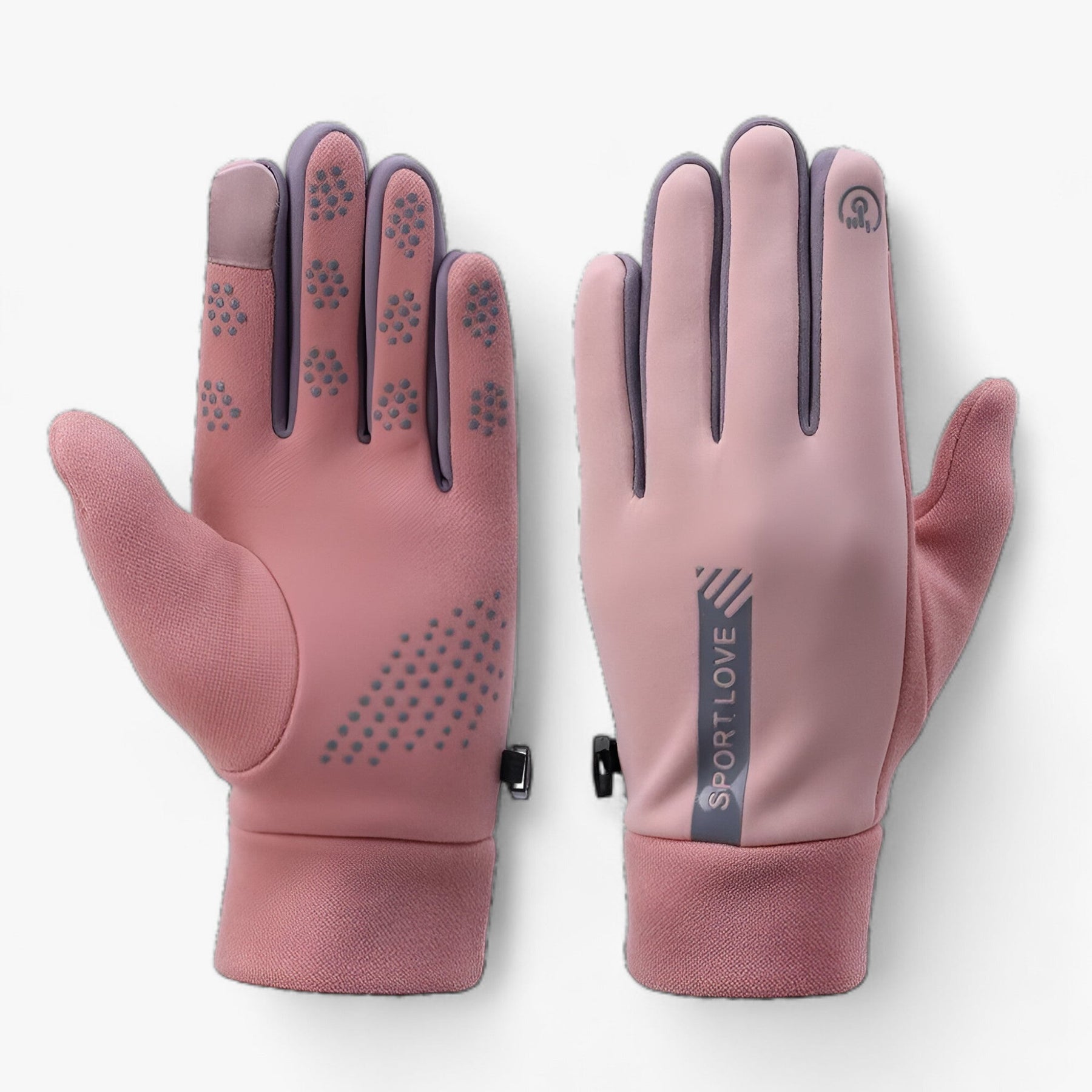 outdoor equipment : GlacierGuard - Winterhandschoenen - Warme en Waterdichte Bescherming in Roze (Dames) van Pantino