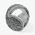 Winddichte Pluche Oordopjes - Wintercomfort de Hele Dag door - Grijs