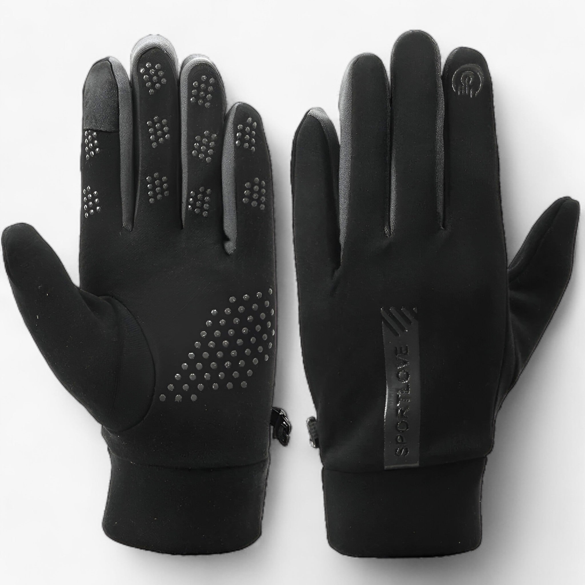 outdoor equipment : GlacierGuard - Winterhandschoenen - Warme en Waterdichte Bescherming in Zwart (Heren) van Pantino