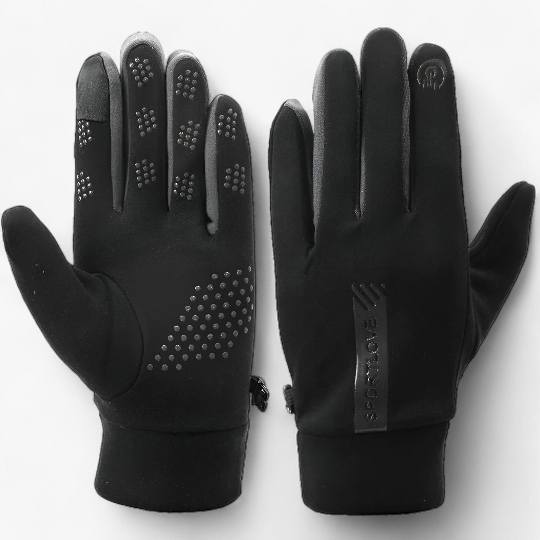 outdoor equipment : GlacierGuard - Winterhandschoenen - Warme en Waterdichte Bescherming in Zwart (Heren) van Pantino